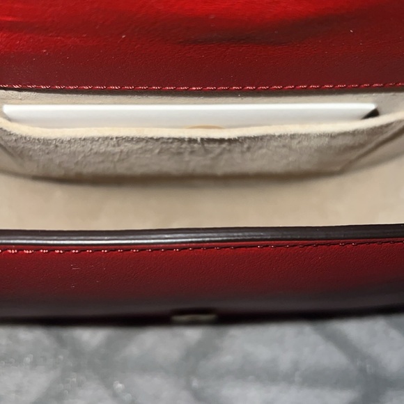 CHLOE Calfskin Suede Small Nile Bracelet Bag Sepia Red. Brand New with Tags - Picture 10 of 15